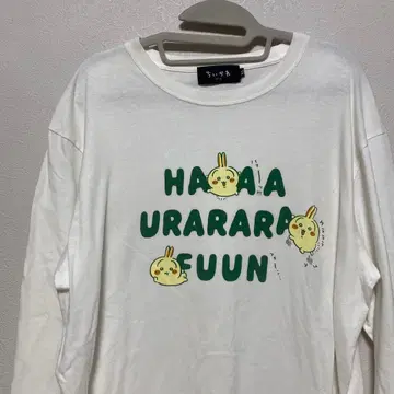 공식 HAHAA URARARA 롱 T셔츠 XL 치이카와 popup 스토어