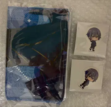 니지산지 바다의 집 캔뱃지 머플러 타월 코야나기 로우