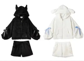 GRL 시나몬 롤 쿠로미 셋업 후드티