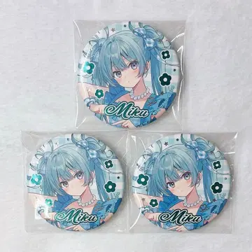 피아프로 캐릭터즈 하츠네 미쿠 캔뱃지