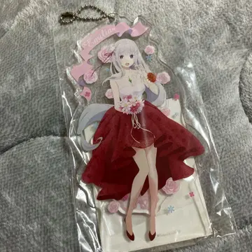 리제로 에밀리아 벌스데이 2018ver 아크릴 스탠드 키링 생일