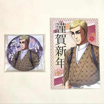 진격의 거인 스위츠 파라다이스 스이파라 캔뱃지 엽서 엘빈