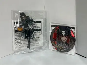 남코 한정판 트위스테 스탠드 부착 아크릴 플레이트 캔뱃지 에이스 트라팔라