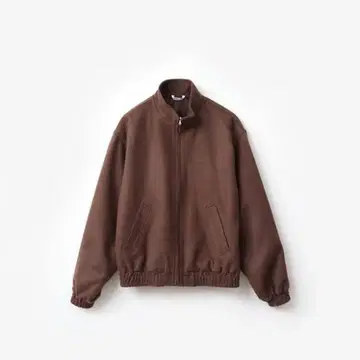 AW23 BABY CAMEL FLANNEL ZIP BLOUSON