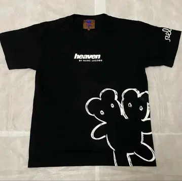 새상품급 HEAVEN by MARC JACOBS 티셔츠 더블 헤드 베어