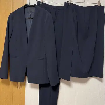 ICB Double Fied 셋업 다크 네이비 사이즈 4 (스커트만 6)