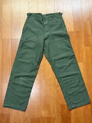 60s US ARMY 실물 초기 베이커 팬츠 Medium 조절기 포함