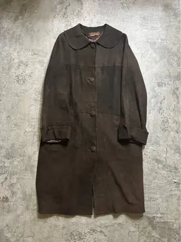 초레어 50s~60s 스웨이드 코트