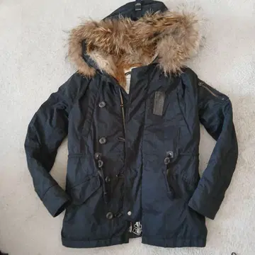 MOUSSY 블랙 모즈 코트 사이즈 1