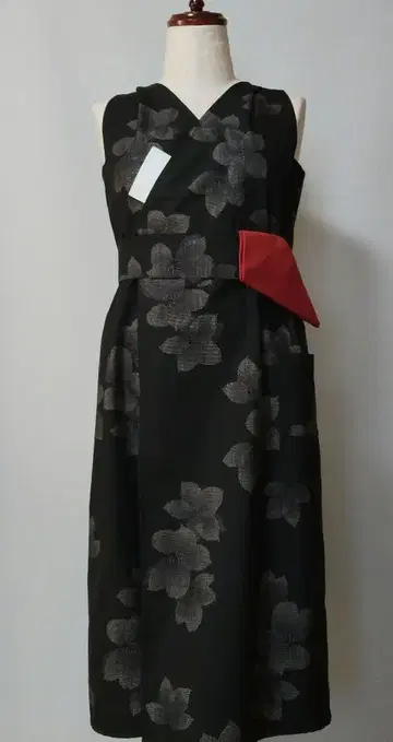 브라운 다도 수련복 롱 핸드메이드