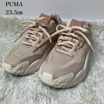 PUMA emmi 한정판 콜라보 스니커즈 베이지 23.5cm