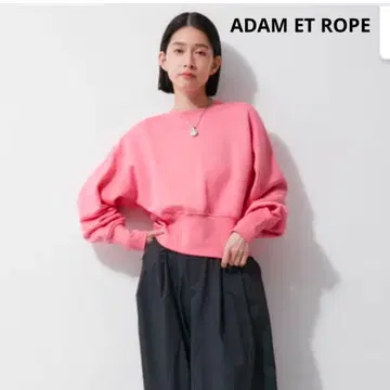 [ 지속가능성 ] 코르셋 라이크 지퍼 맨투맨