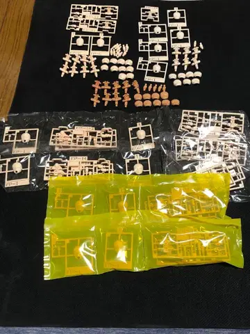 30MS 탬포 인쇄 없음 페이스 부품 3색 세트 약 40개