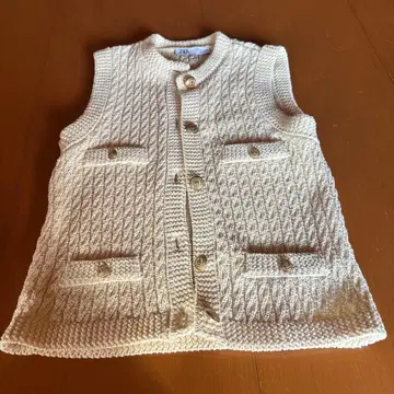ZARA 아이보리 니트 베스트 EUR 36