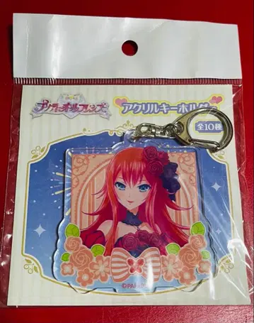프리티 리듬 레인보우 라이브 렌죠지 베루 아크릴 키링 한정판 레어