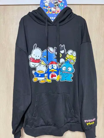 [ 미사용 새상품 ] 산리오 하피단부이 돈키 한정판 후드티 돈펜