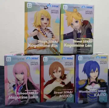 프로세카 보컬로이드 버추얼 싱어 피규어 5체 세트