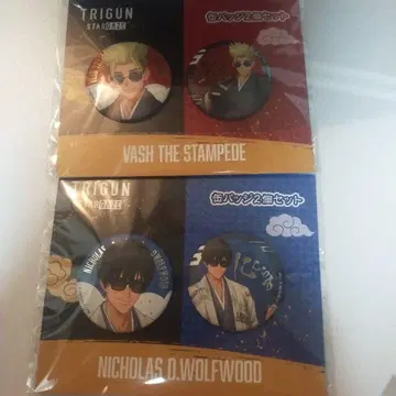 TaS10th ver 트라이건 캔뱃지 세트 TOHO 10주년 마루이