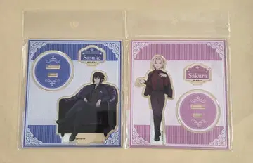 NARUTO 아크릴 스탠드 사스케 사쿠라 수트 TSUTAYA