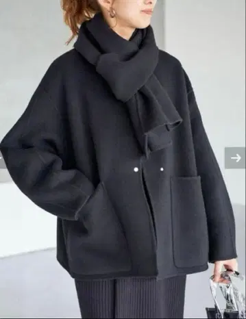 스픽 앤 스팬 비 버스트 울 코트 38