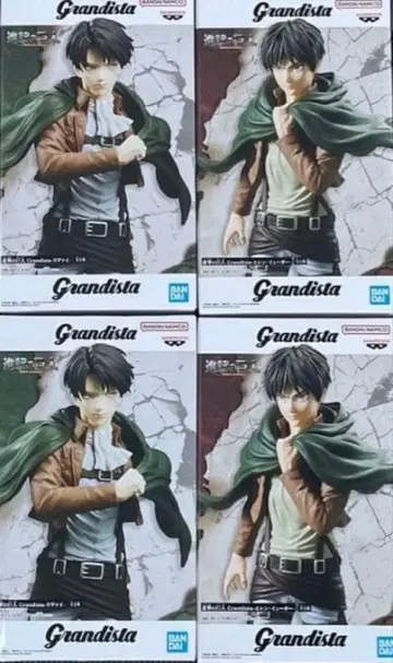 진격의 거인 그란디스타 리바이 엘렌 피규어 각 2개