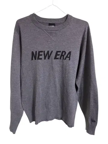 NEW ERA 뉴에라 로고 스웨터 M 그레이