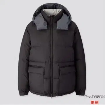 유니클로 jw anderson 다운 자켓 리버서블 다운 자켓