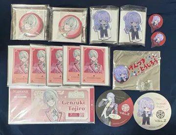 니지산지 겐게츠 토지로 아크릴 스탠드 캔뱃지 폴라로이드 특전 코스터