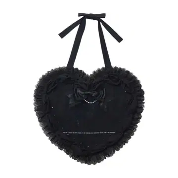 [ 당일 발송 ] AVENCHUMU 하트 토트백 [ 블랙 ]