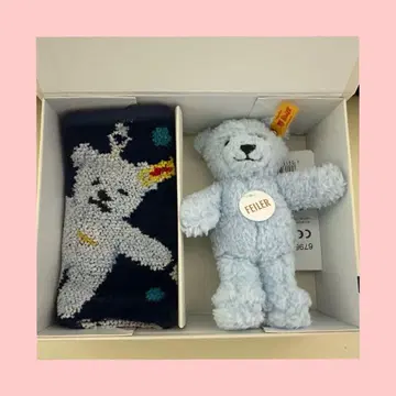 Feiler 페이 x Steiff 슈타이프 콜라보 손수건 세트 2