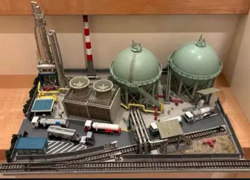 N 게이지 콤비나트 공장 경관 디오라마