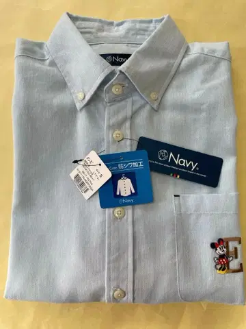 미사용 새상품 네이비 미니 셔츠 S 맥하우스