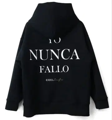 COELxDesafio 백 로고 후디 블랙 S