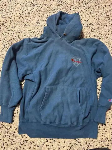 챔피언 리버스 위브 후드티 자수 택 90s USA