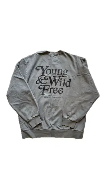 Young & Wild Free 트레이닝복 그레이