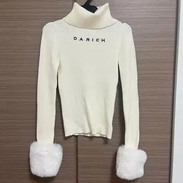 darich 스무스 퍼 리브 니트탑 IVO