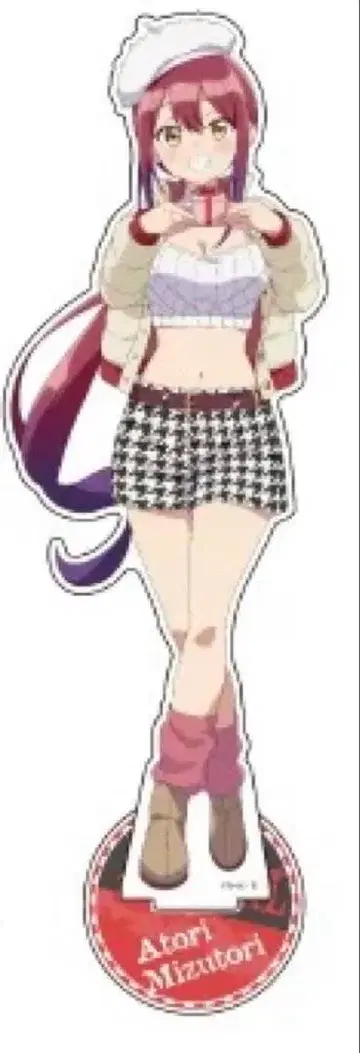 배드걸 겨울 의류 (화이트) BIG 아크릴 스탠드 피규어 미즈토리 아토리