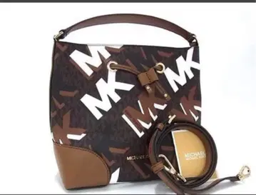 MICHAEL KORS 로고 패턴 숄더백