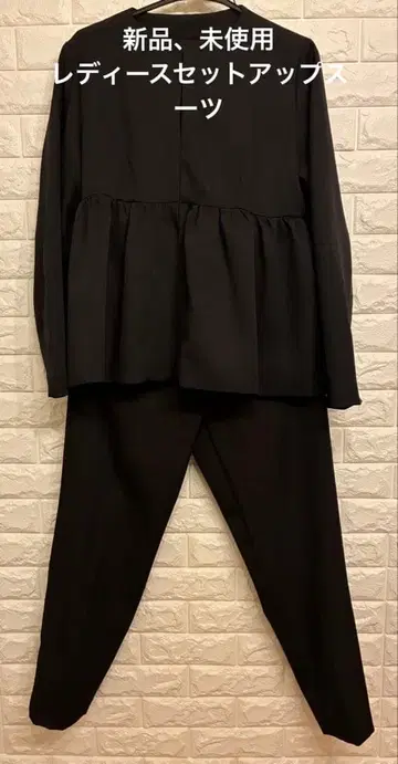 여성용 L 사이즈 캐주얼 포멀 팬츠 셋업