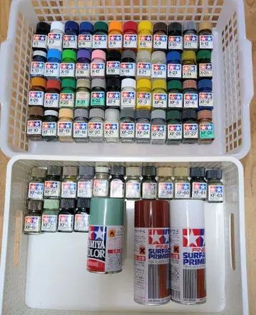 TAMIYA 타미야 에나멜 페인트 세트 64색 64개