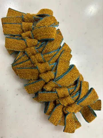 리본 머리핀 브라운 가을/겨울 셀렉 헤어 액세서리 리본 머리핀 브라운