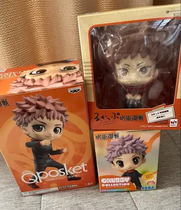 주술회전 룩업 Q 포스켓 차비 컬렉션 이타도리 유지 세트