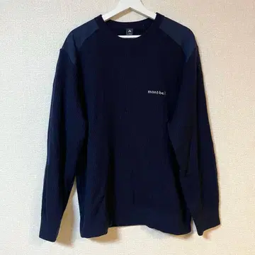 montbell XL 네이비 울 니트