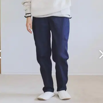 북유럽,  움직이기 편하고 따뜻한 속기모 페그 팬츠