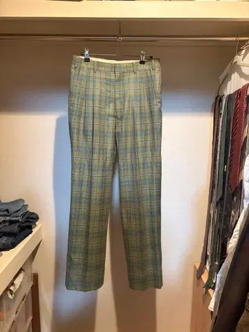 60s 슬랙스 체크 일본제