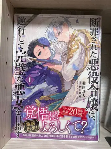 단죄된 악역 영애는 역행하여 완벽한 악녀를 목표로 한다 7권 세트