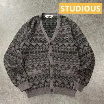 [ 새상품급 ] STUDIOUS 스튜디우스 니트 가디건 스웨터 남성용