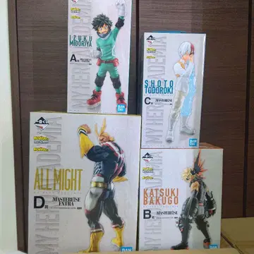 나의 히어로 아카데미아 피규어 세트 4점