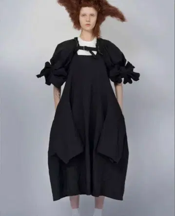 AD2022 폴리에스테르 융모 리본 소매 블랙 archive 하네스