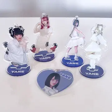 큐루링 해봐 링야 아크릴 스탠드 아크릴 키링 세트 초기 굿즈